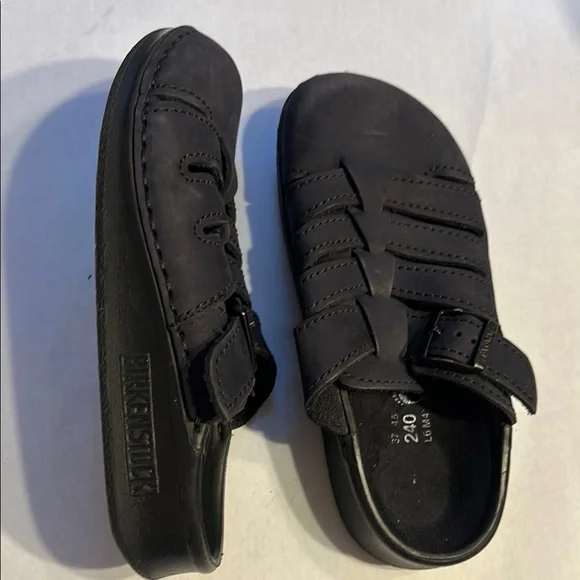 Black Tatami Birkenstock Size 37 Strap Clog. NWOT - Picture 3 of 4